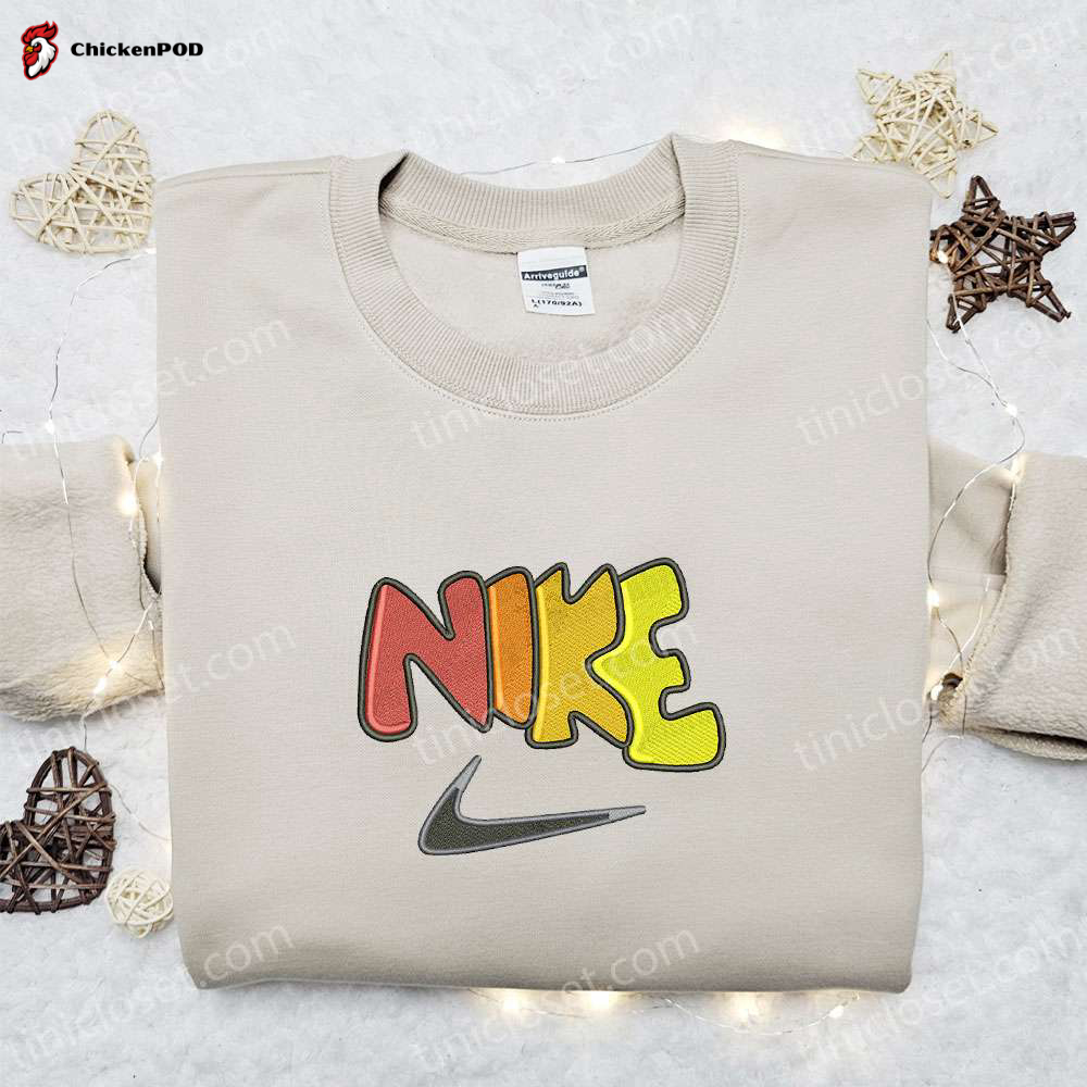 Hot Colors Nike Logo Embroidered Shirt & Hoodie: Best Gift Idea for Nike Inspired Fashion