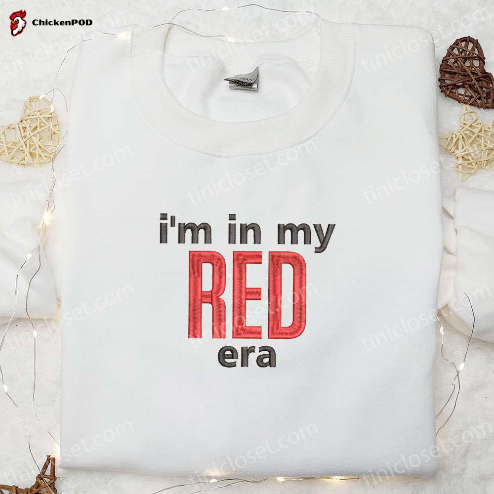 Red Era Embroidered Shirt & Celebrity Hoodie: Best Music Gift for Fans