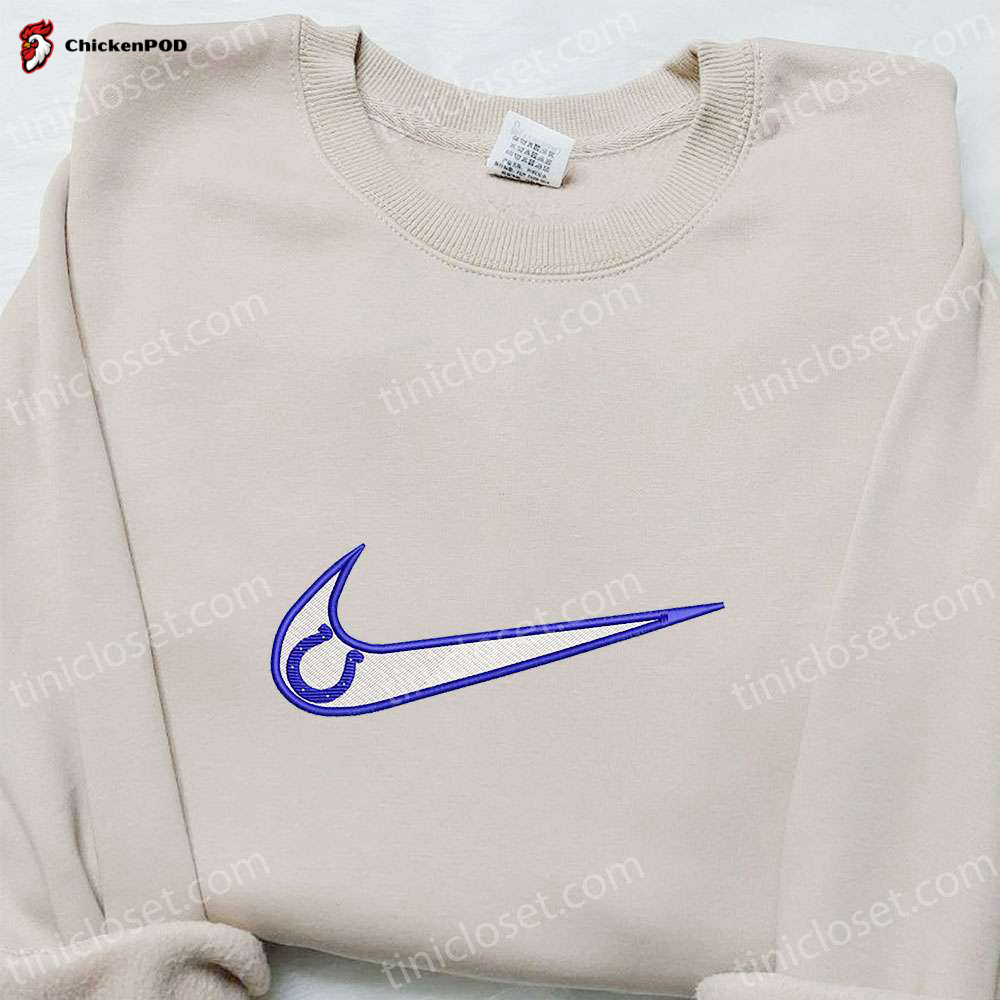 Indianapolis Colts Nike Swoosh Embroidered Shirt & Hoodie: Best NFL Sports Gift Ideas