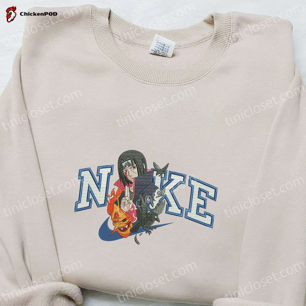 Itachi Uchiha Naruto Anime Embroidered Shirt – Premium Quality Collectible for True Fans!