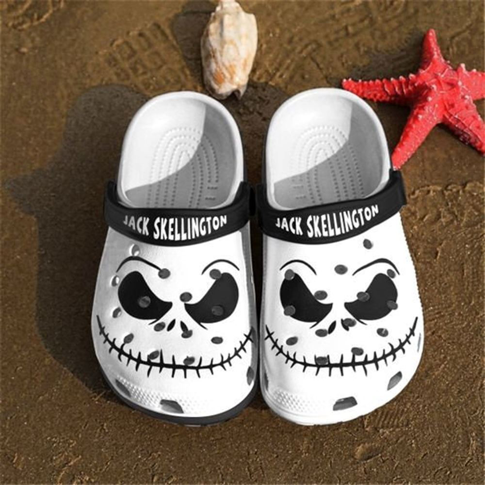 Jack Skellington Adults Kids Crocs-Slippers Shoes Crocband Clog, Shoes Clogs Gifts, Gift Birthday