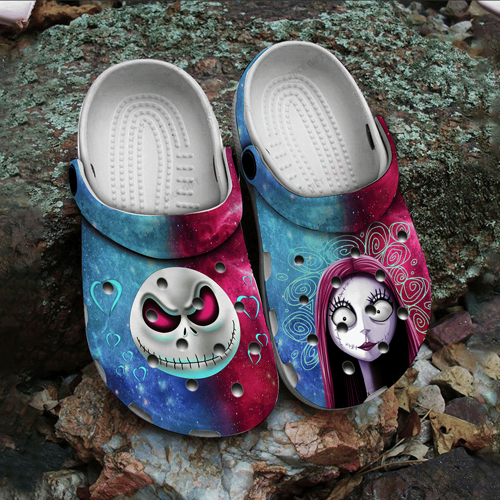 Jack Skellington And Sally Crocs-Slippers Shoes CRS-X0R2