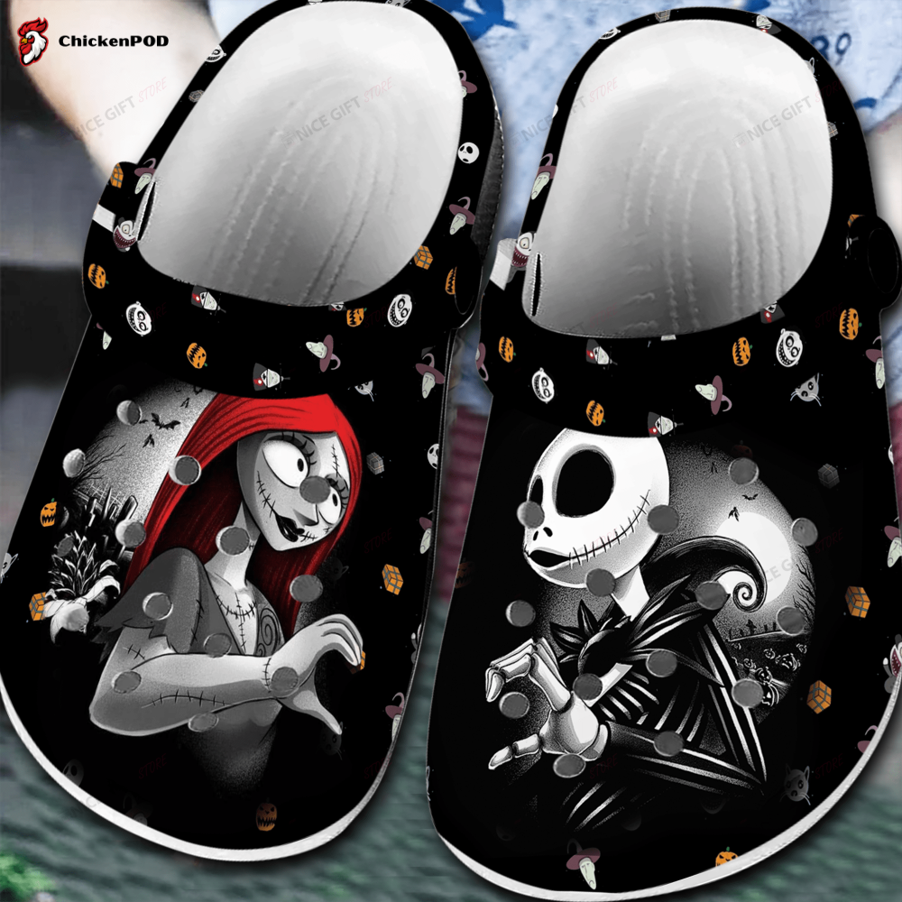 Jack Skellington And Sally Crocs-Slippers Shoes CRS-Y3J2