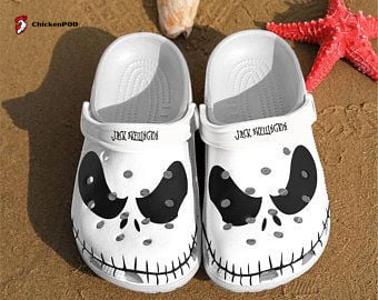 Jack Skellington Crocs-Slippers Crocband Clog Comfortable Water Shoes