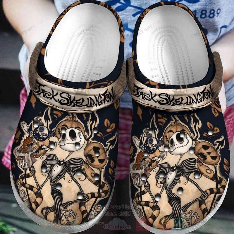 Jack Skellington Crocs-Slippers Shoes CRS-D4M1