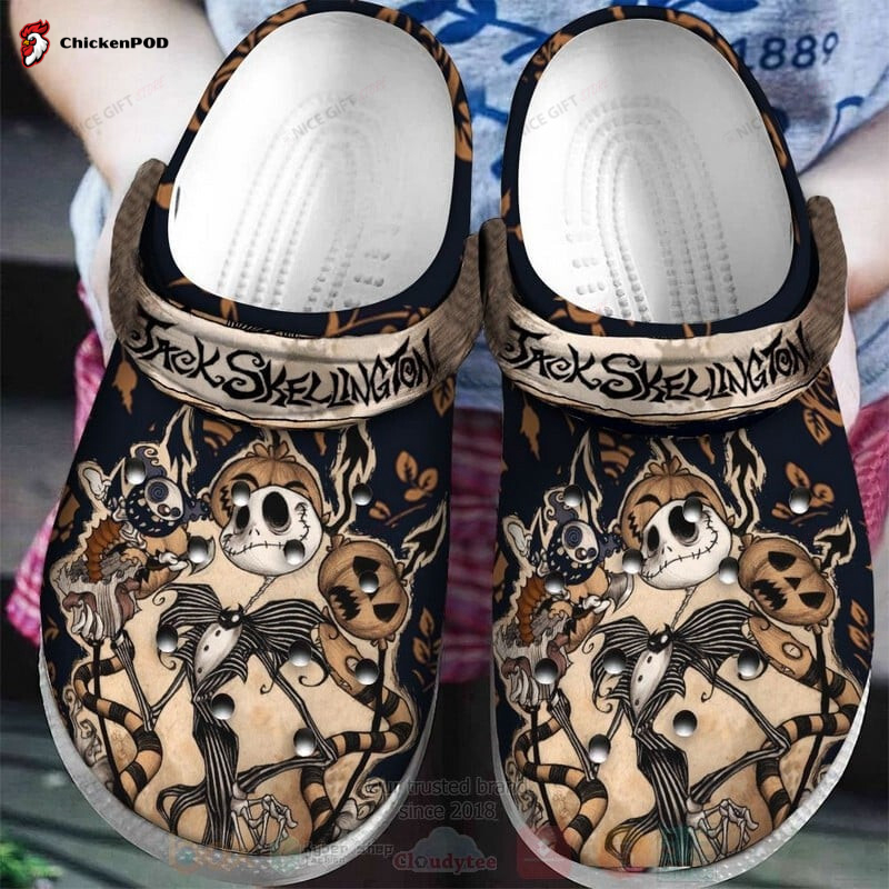 Jack Skellington Crocs-Slippers Shoes CRS-D4M1