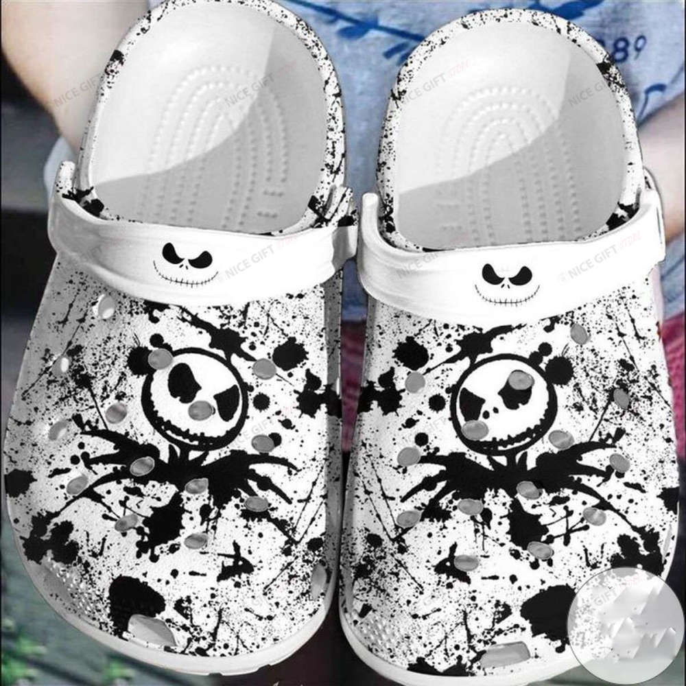 Jack Skellington Crocs-Slippers Shoes CRS-I1B3