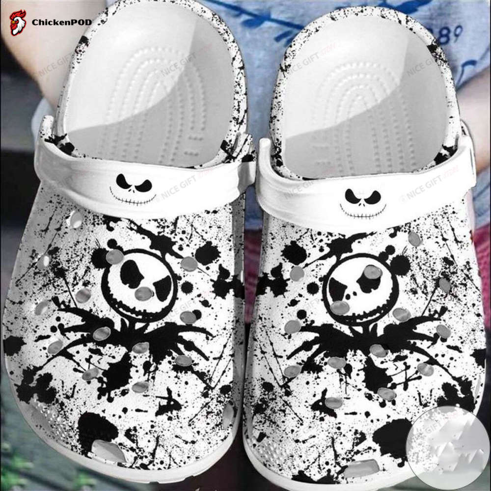 Jack Skellington Crocs-Slippers Shoes CRS-I1B3