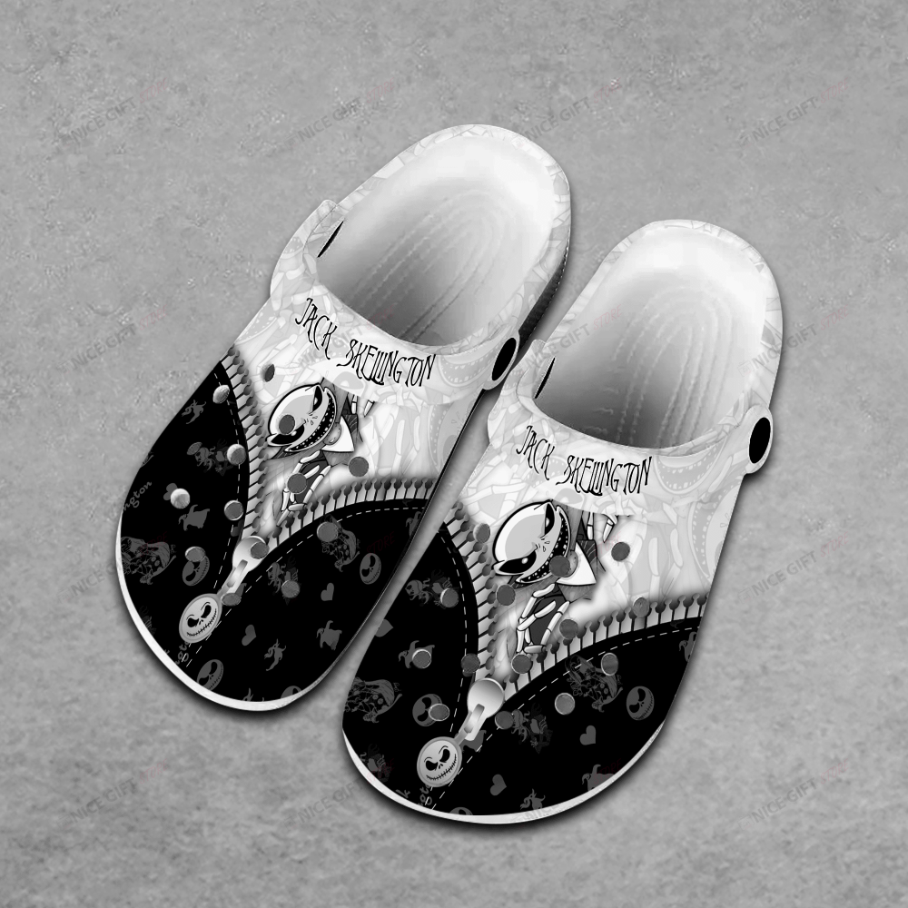 Jack Skellington Crocs-Slippers Shoes CRS-R5O6