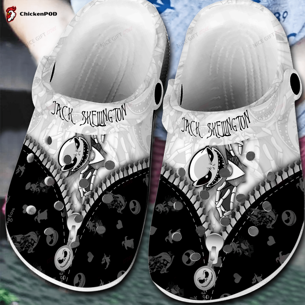 Jack Skellington Crocs-Slippers Shoes CRS-R5O6