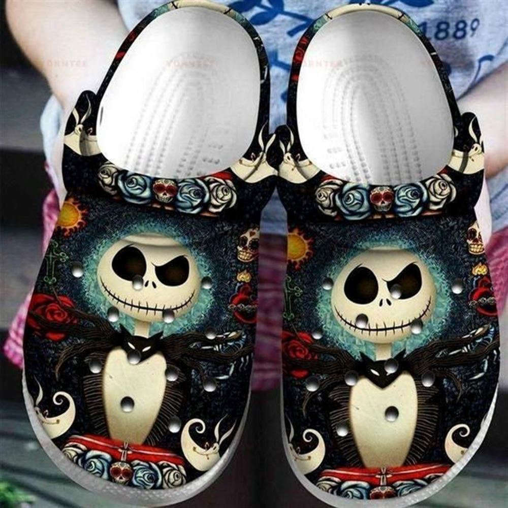 Jack Skellington Crocs-Slippers The Nightmare Before Christmas Gift, Clog Gifts For Men Women, Gift Birthday