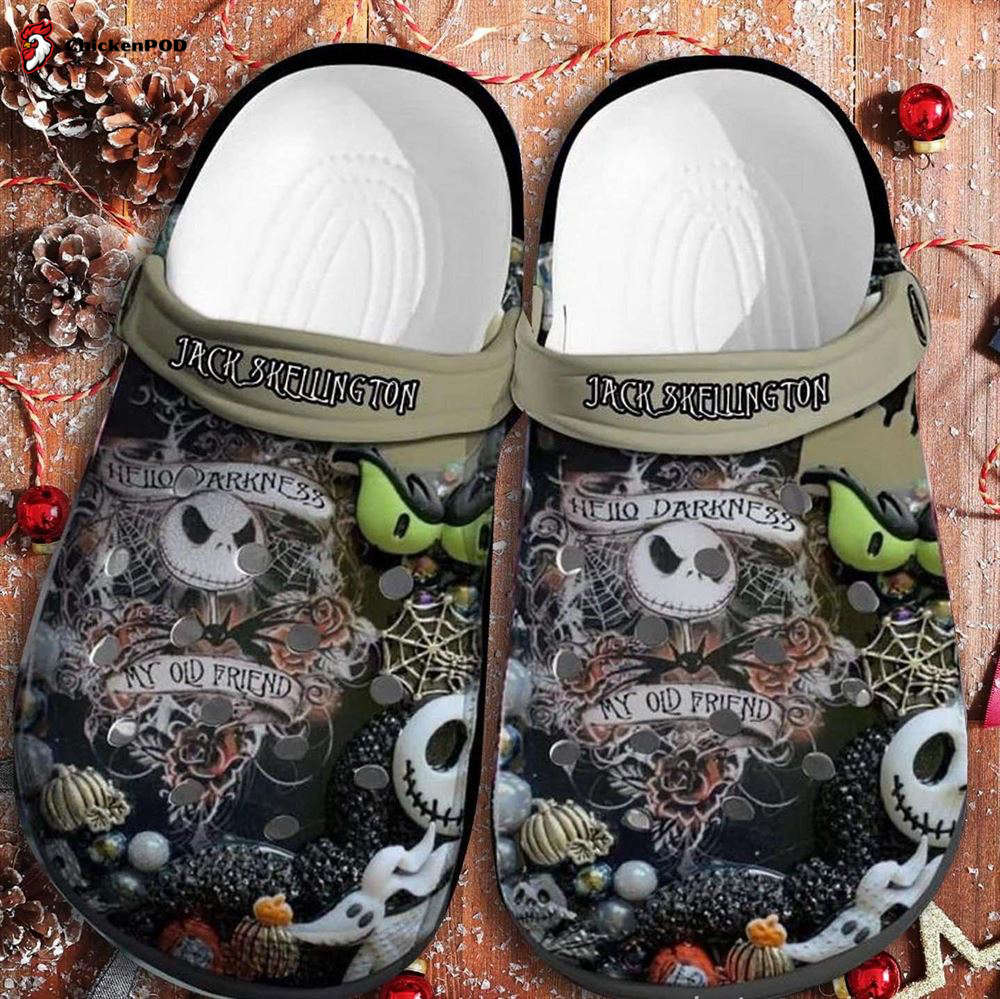 Jacks Christmas Plan Jack Skellington The Nightmare Before Christmas Movie Vangogh Painting Crocband Clogs