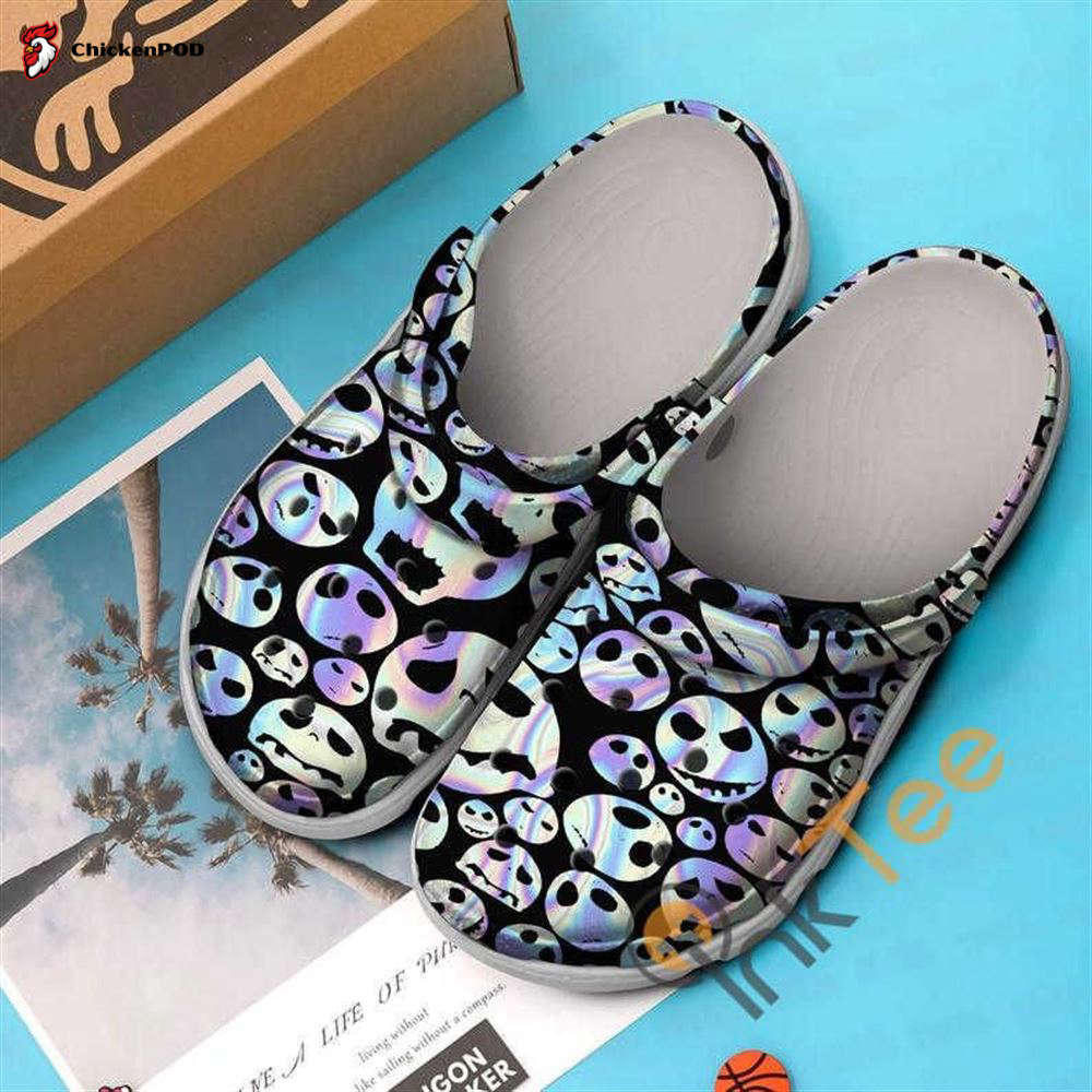 Jacks Christmas Plan Jack Skellington The Nightmare Before Christmas Movie Vangogh Painting Crocband Clogs