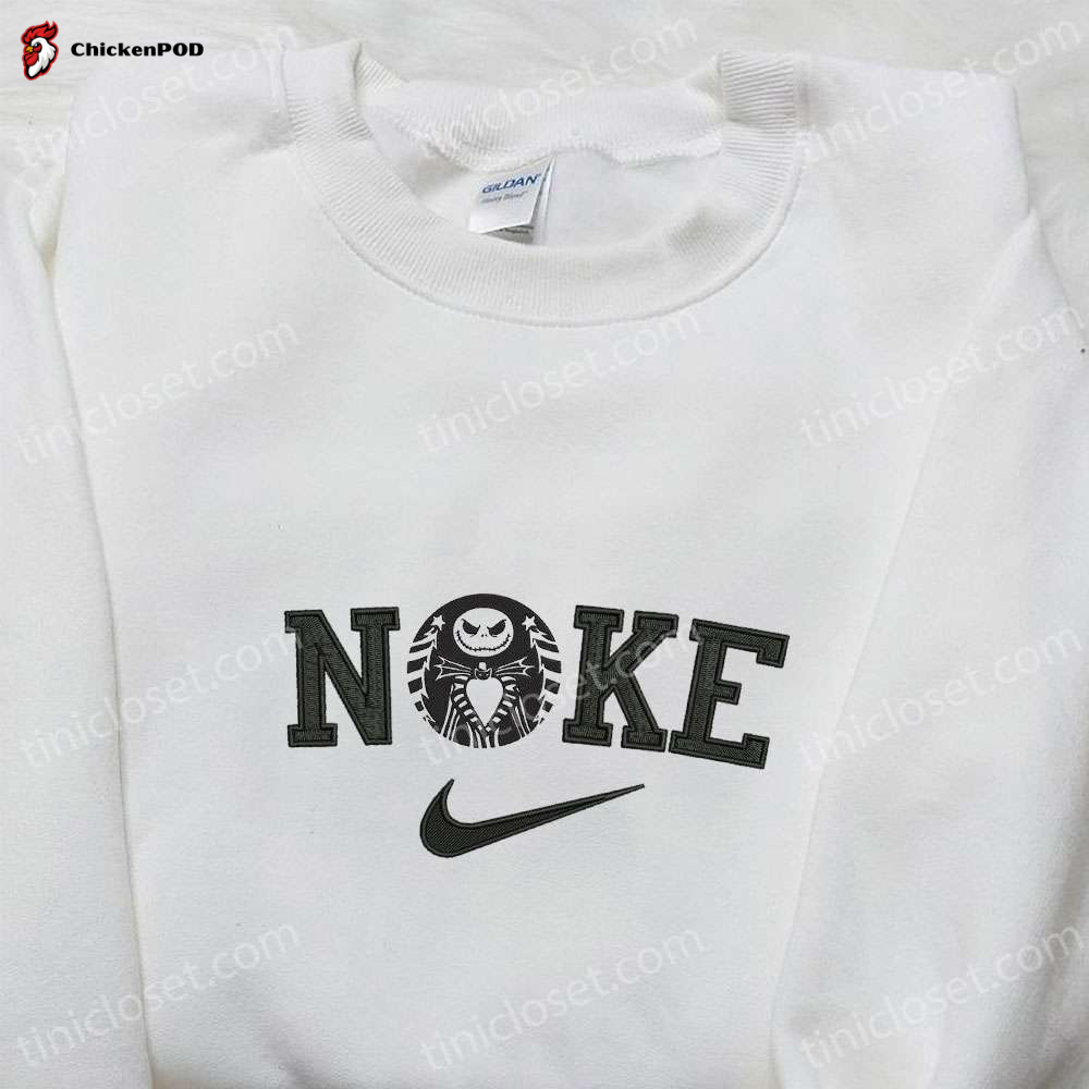 Nike x Sally Bats Hoodie Nightmare Before Christmas Embroidered Tee Nike Inspired Sweatshirt