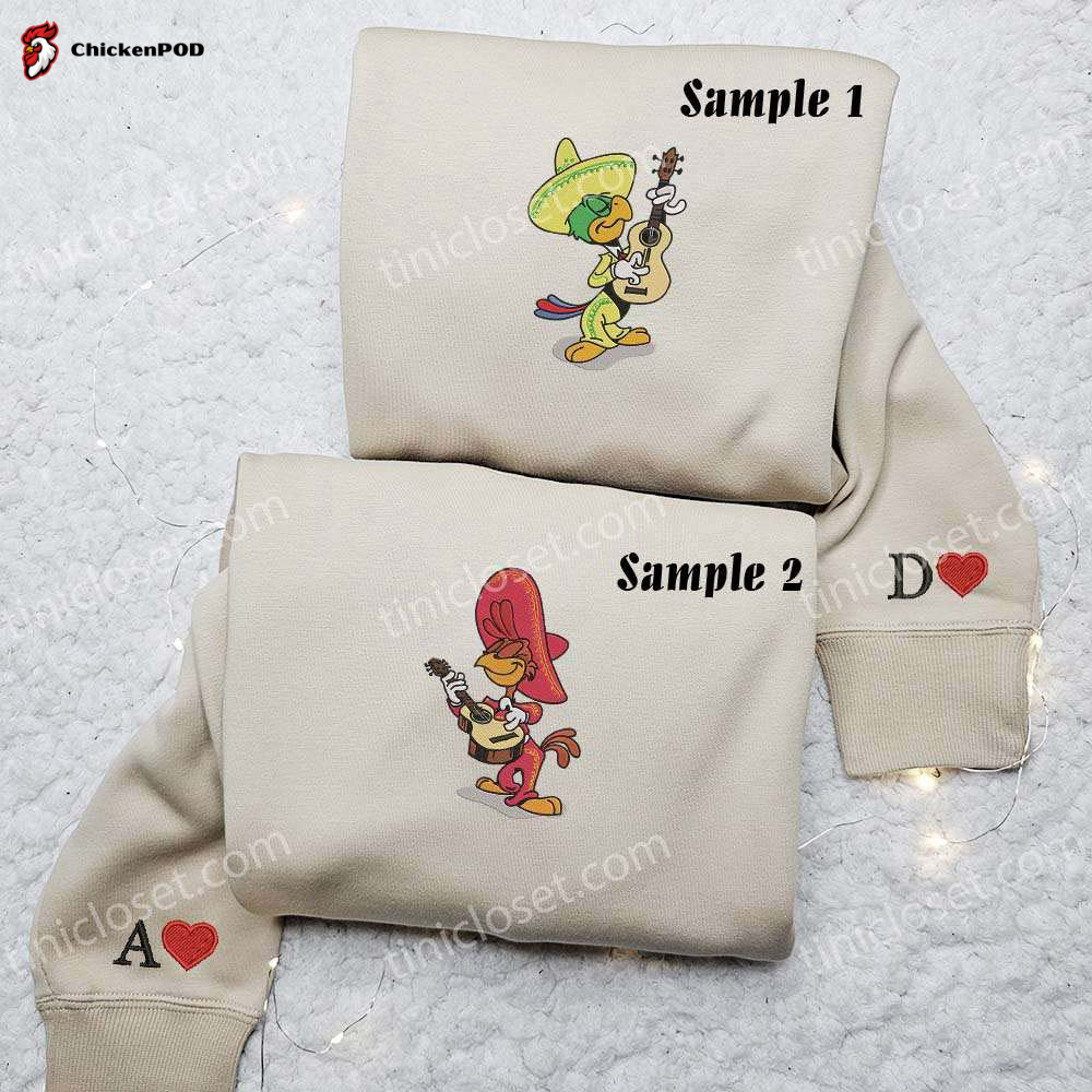 Stylish Jose and Panchito Los Caballeros Embroidered Couples Shirts – Perfect Matching Outfits for Couples