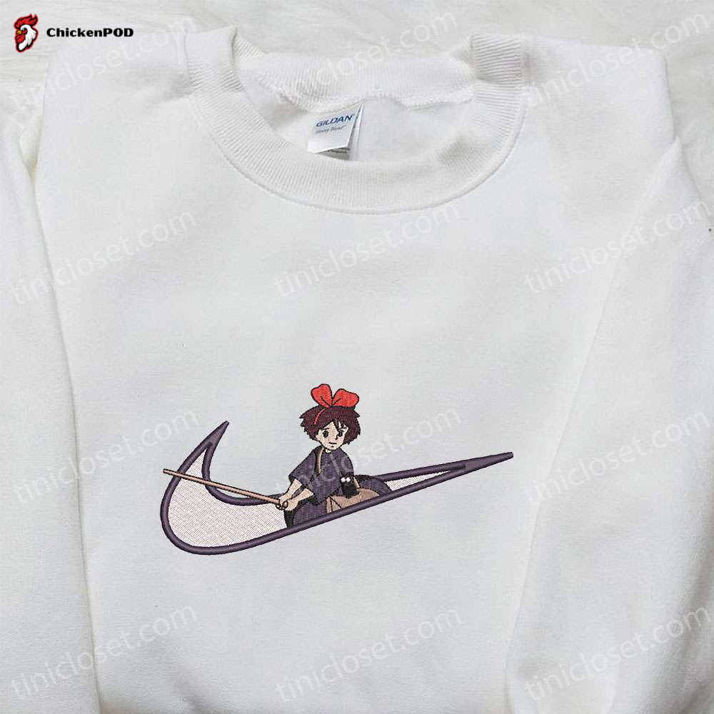 Kiki x Nike Swoosh Sweatshirt & Embroidered Shirt: Exclusive Collaboration with Kiki’s Delivery Service Nike Inspired Design