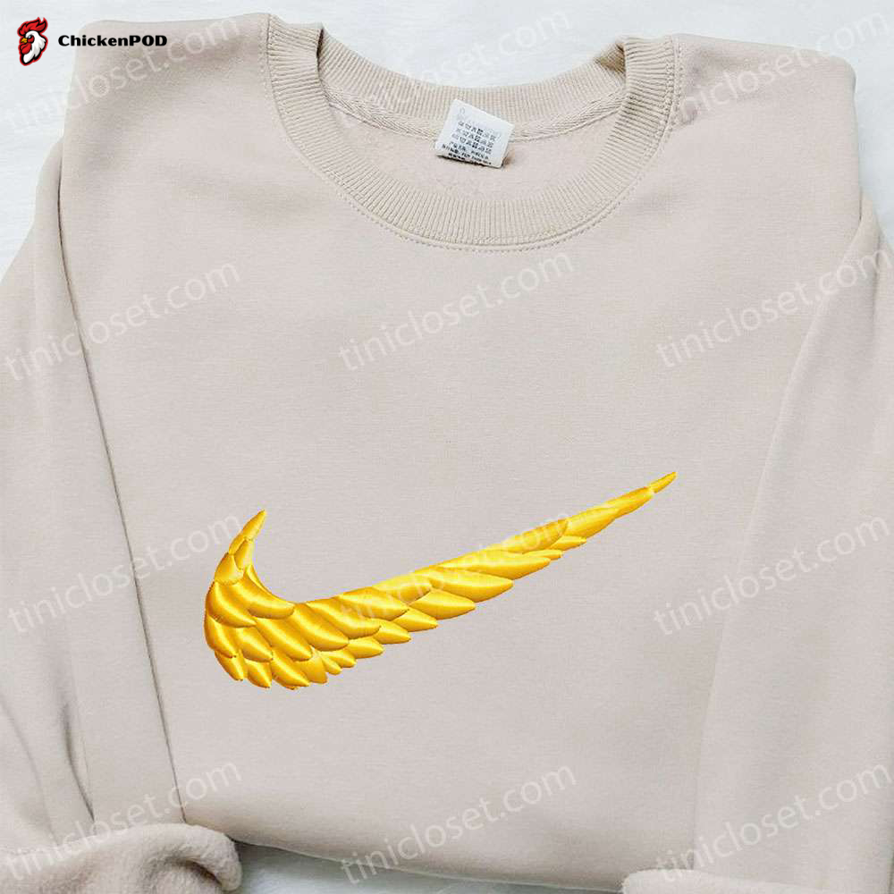 Eve x Nike Cartoon Embroidered Sweatshirt: Best Nike Inspired Hoodie Ideal Birthday Gift for Family