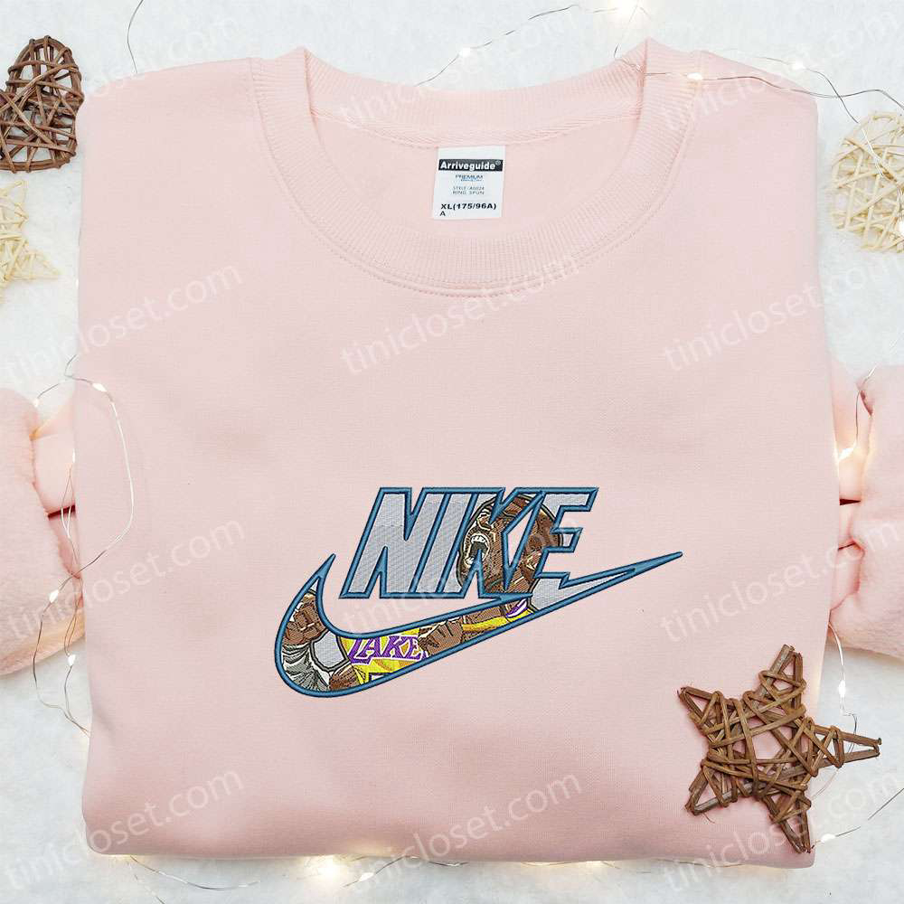 Shop Lakers x Nike Embroidered Shirt & NBA Sports Hoodie for Best Gift Ideas