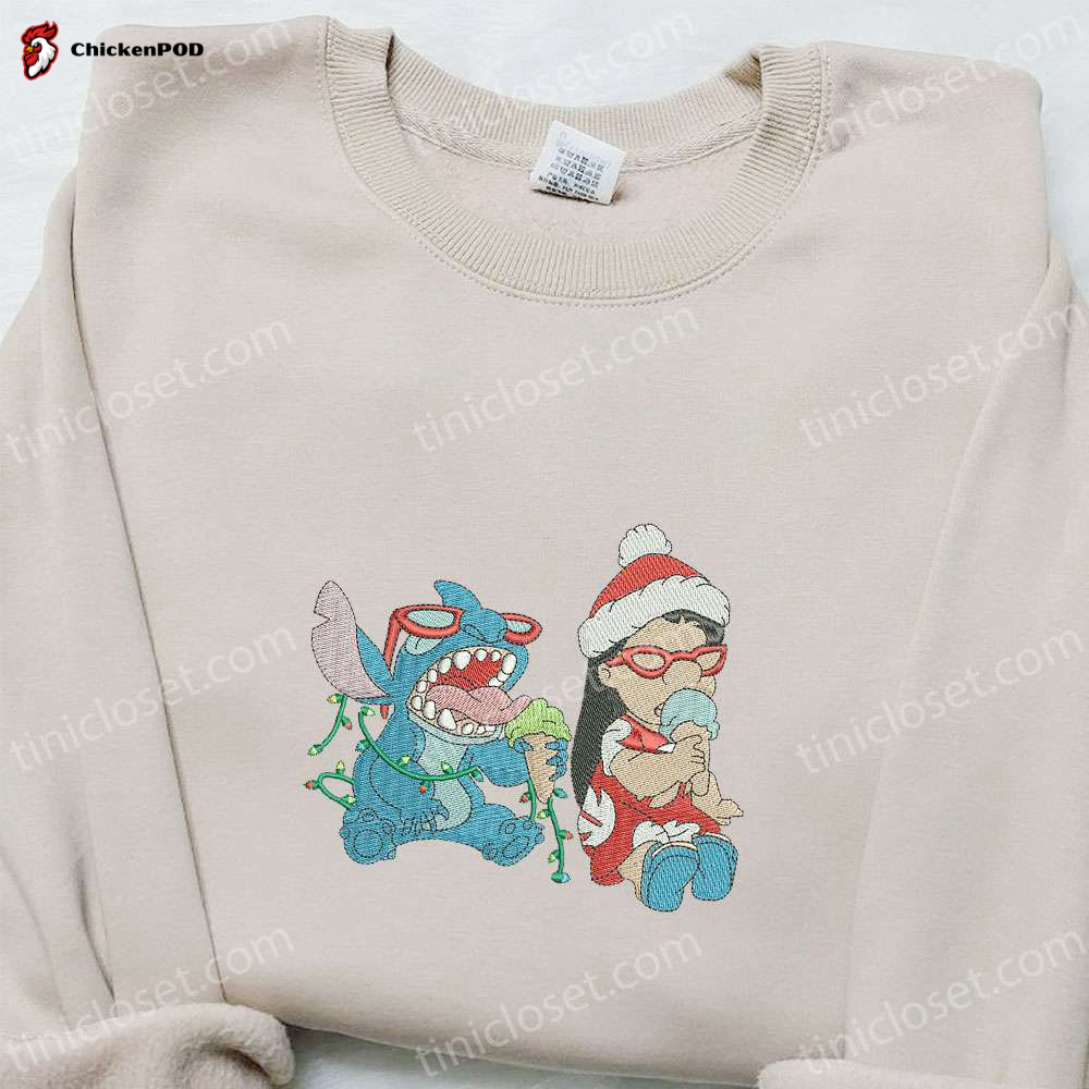 Shop Merry Christmas Embroidered Shirt & Hoodie – Perfect Family Gifts