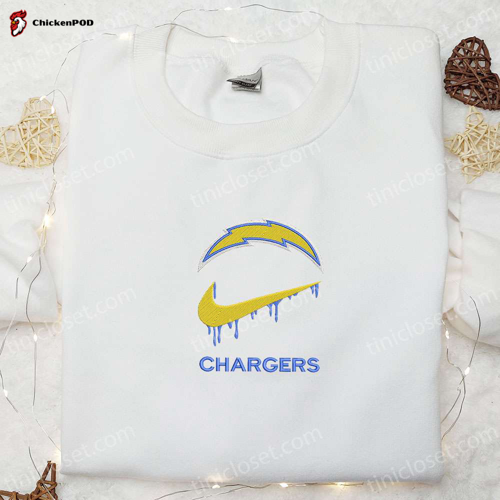 Los Angeles Chargers x Nike Swoosh Drip Shirt & NFL Sports Hoodie: Best Gift Idea for Fans