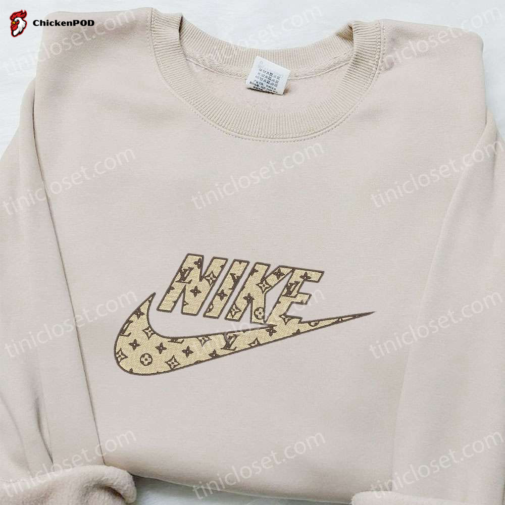 Louis Vuitton x Nike Embroidered Sweatshirt & T-shirt: Best Birthday Gift Ideas