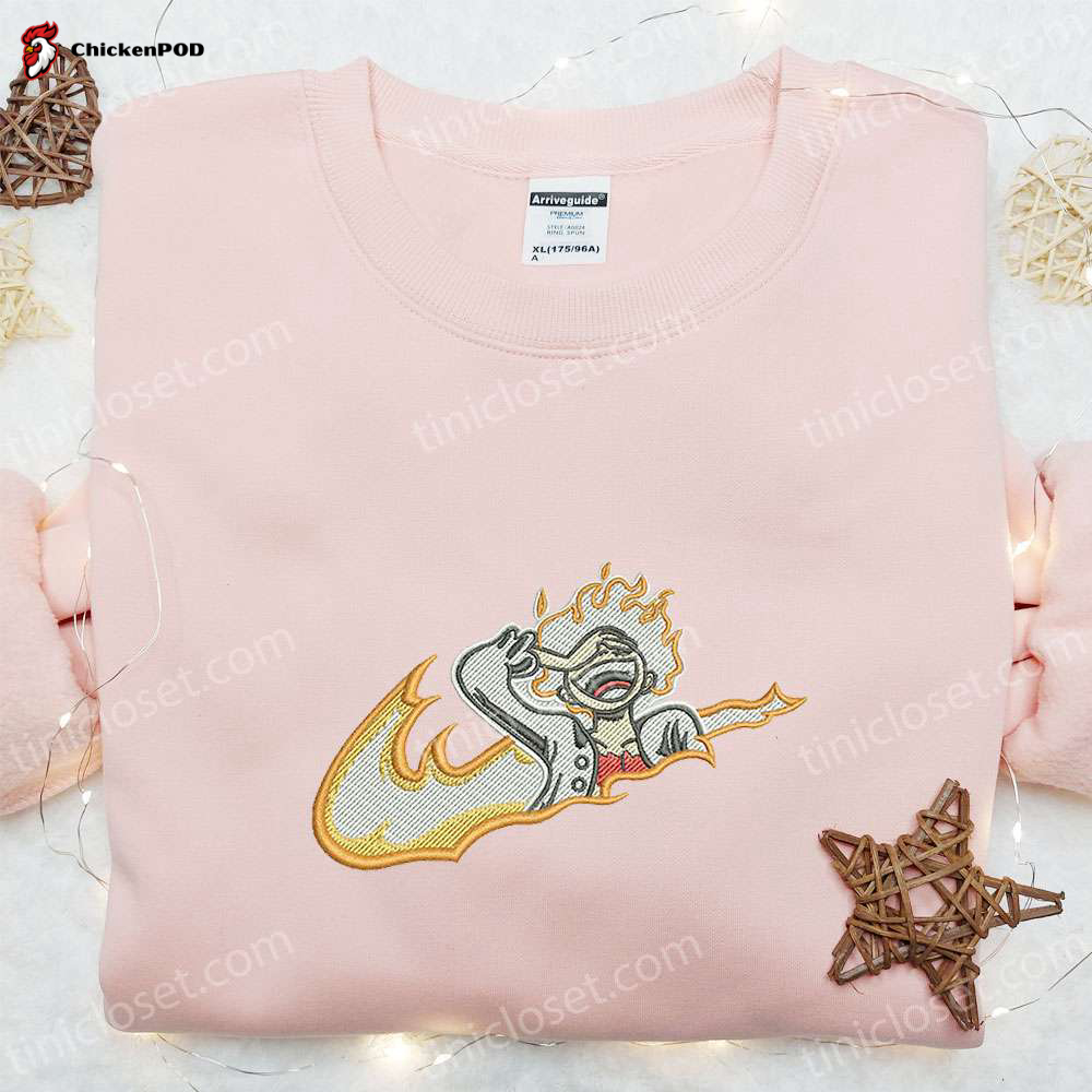 Lion x Nike Embroidered Shirt & Cartoon Hoodie: Best Gift Idea – Unique Stylish & Fun Clothing