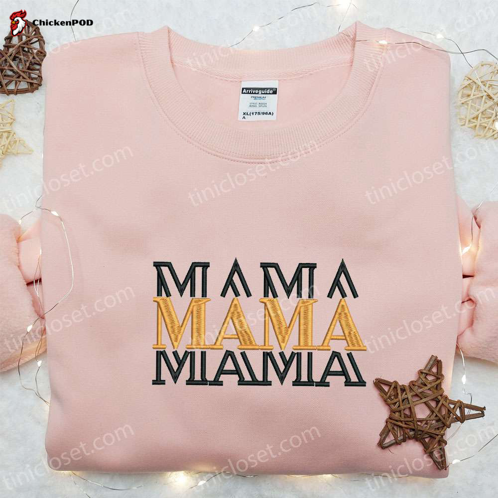 Mother s Day Embroidered Shirt: This Mama s Heart On That Field Hoodie – Best Gift for Mom