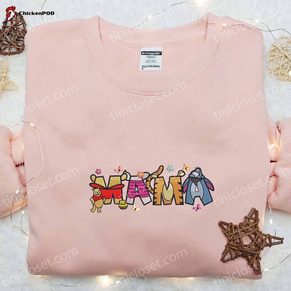 Mama Winnie The Pooh Embroidered Shirt – Disney s Best Mother’s Day Gift Idea