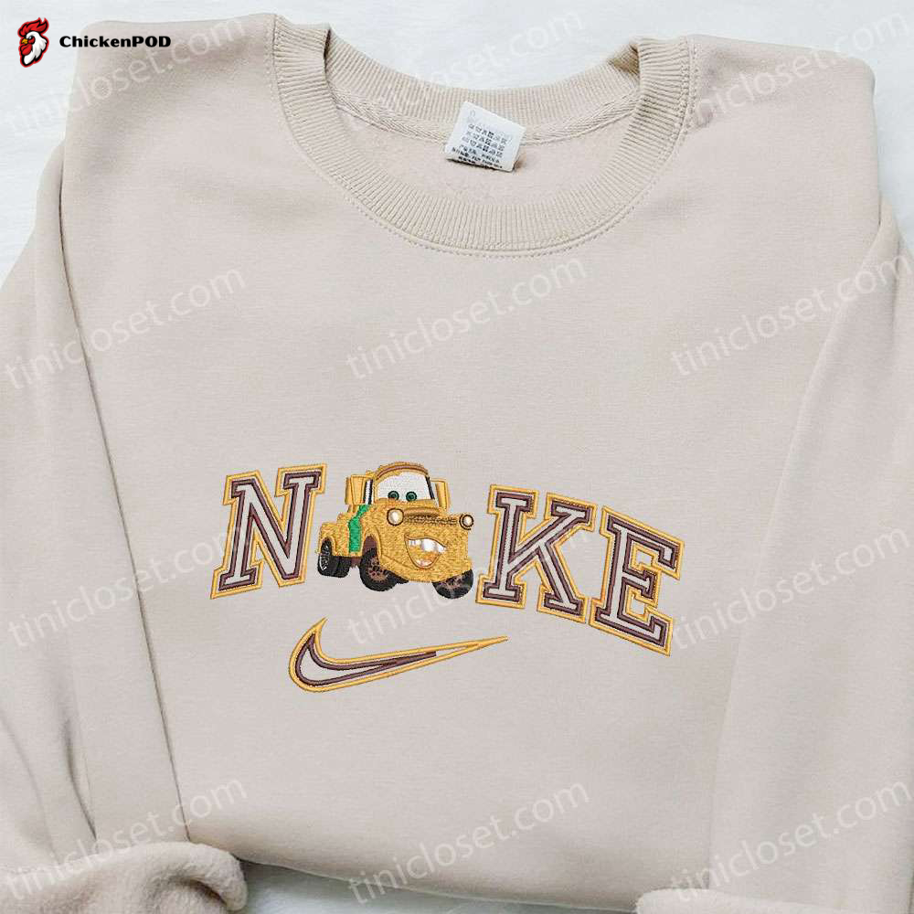 Nike x Heart Colorful Embroidered Sweatshirt: Custom Shirt for Valentine s Day Gift