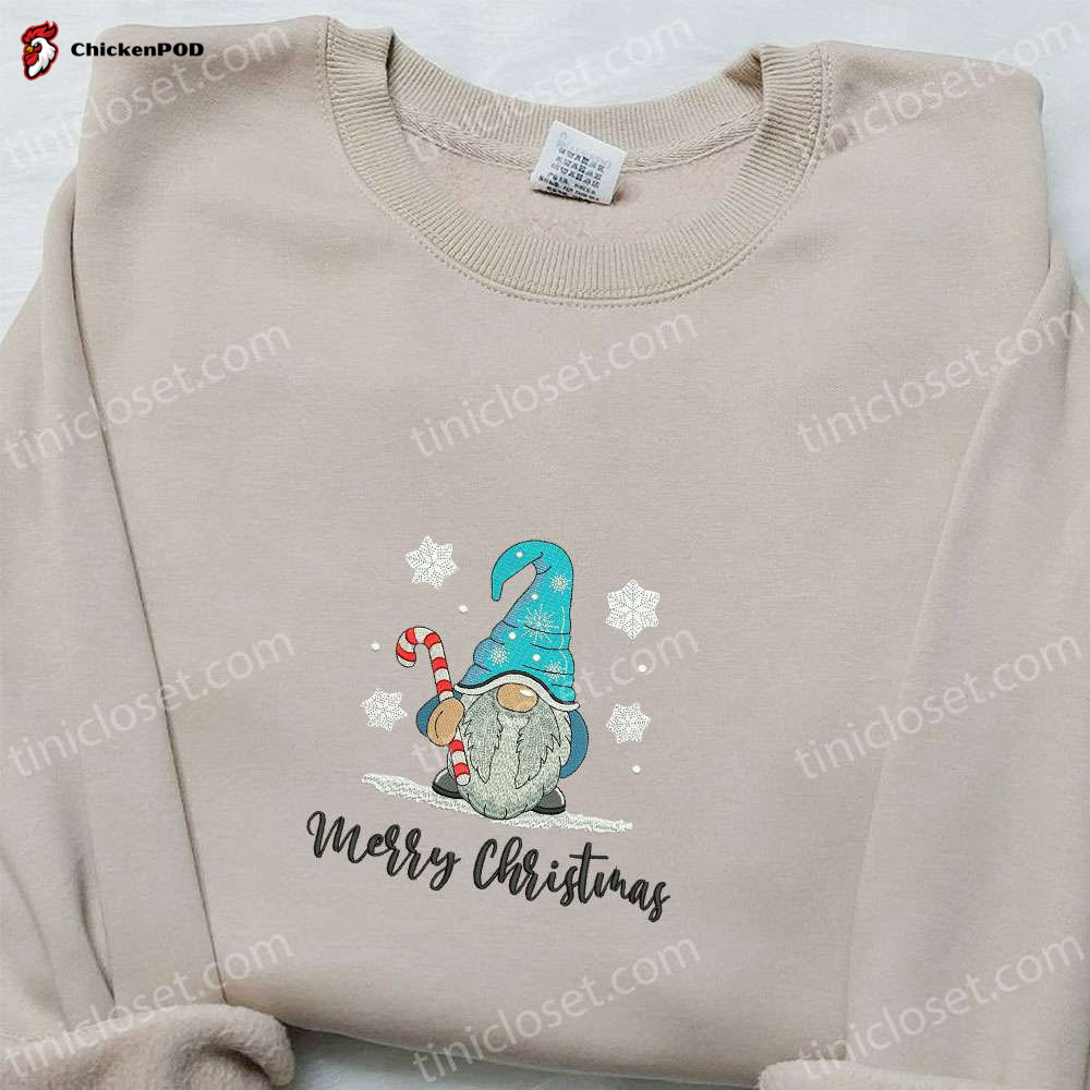 Merry Christmas Gnome Santa Shirt & Hoodie: Best Family Gifts