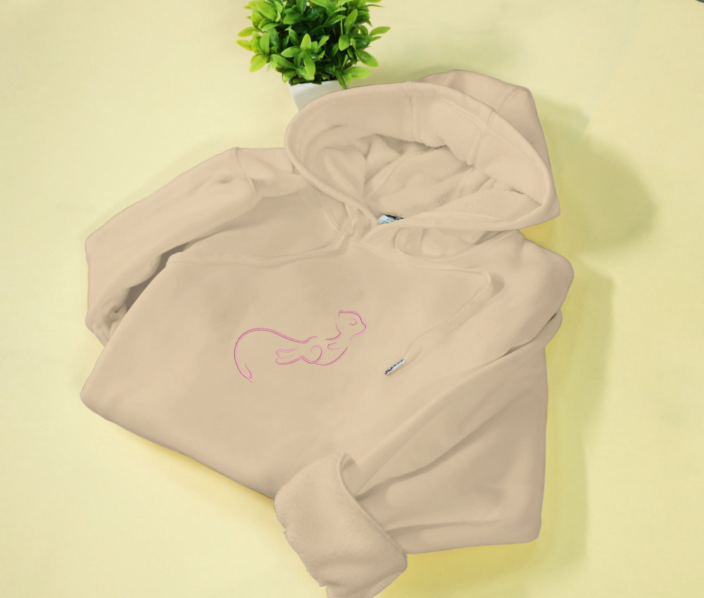 Mew Embroidered Hoodie: Perfect Gifts for Christmas Birthday Halloween & Holidays