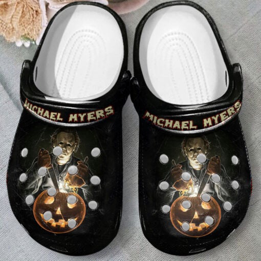 Michael Myers Crocs-Slippers Crocband Clog Comfortable Water Shoes