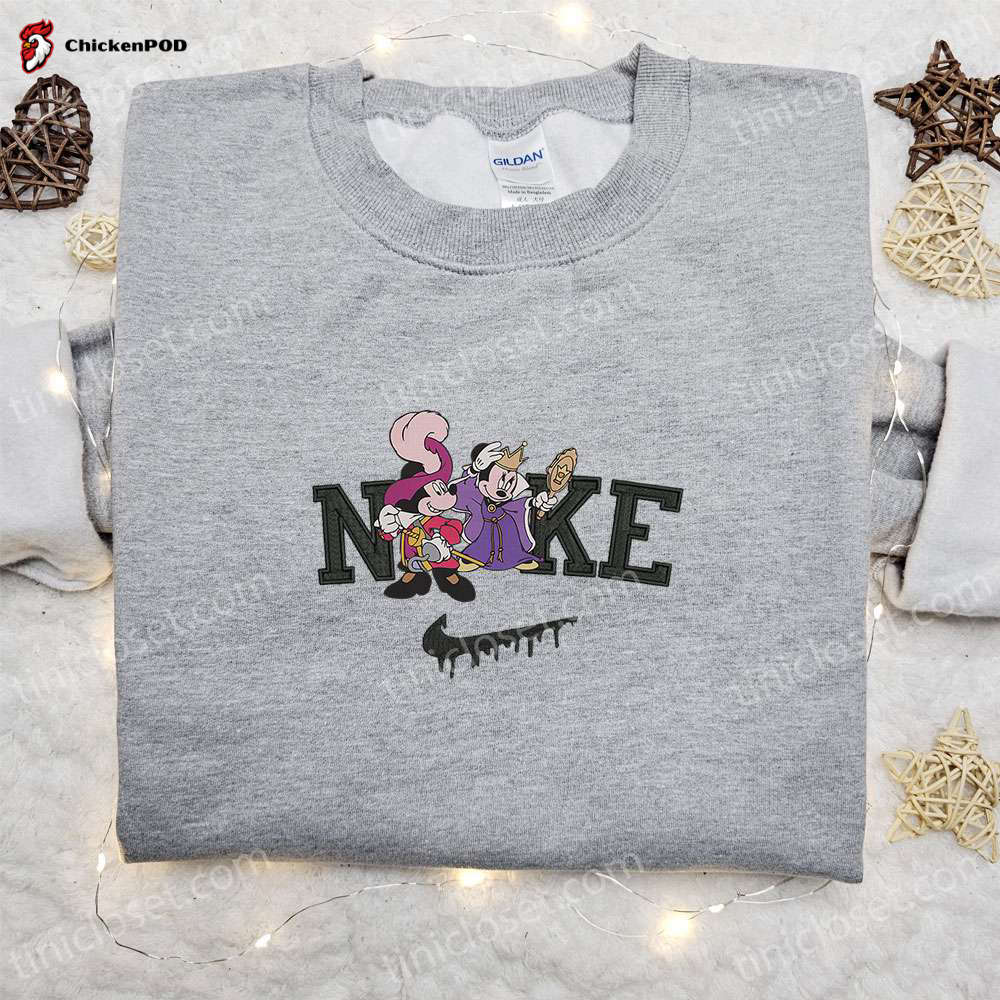 Mickey & Minnie Masquerade x Nike Embroidered Sweatshirt: Halloween Shirt & Best Gift Idea