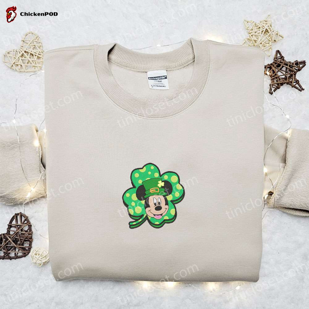 Mickey Mouse St Patrick s Day Shirt & Disney Characters Hoodie: Perfect Saint Patrick s Day Gift Idea!