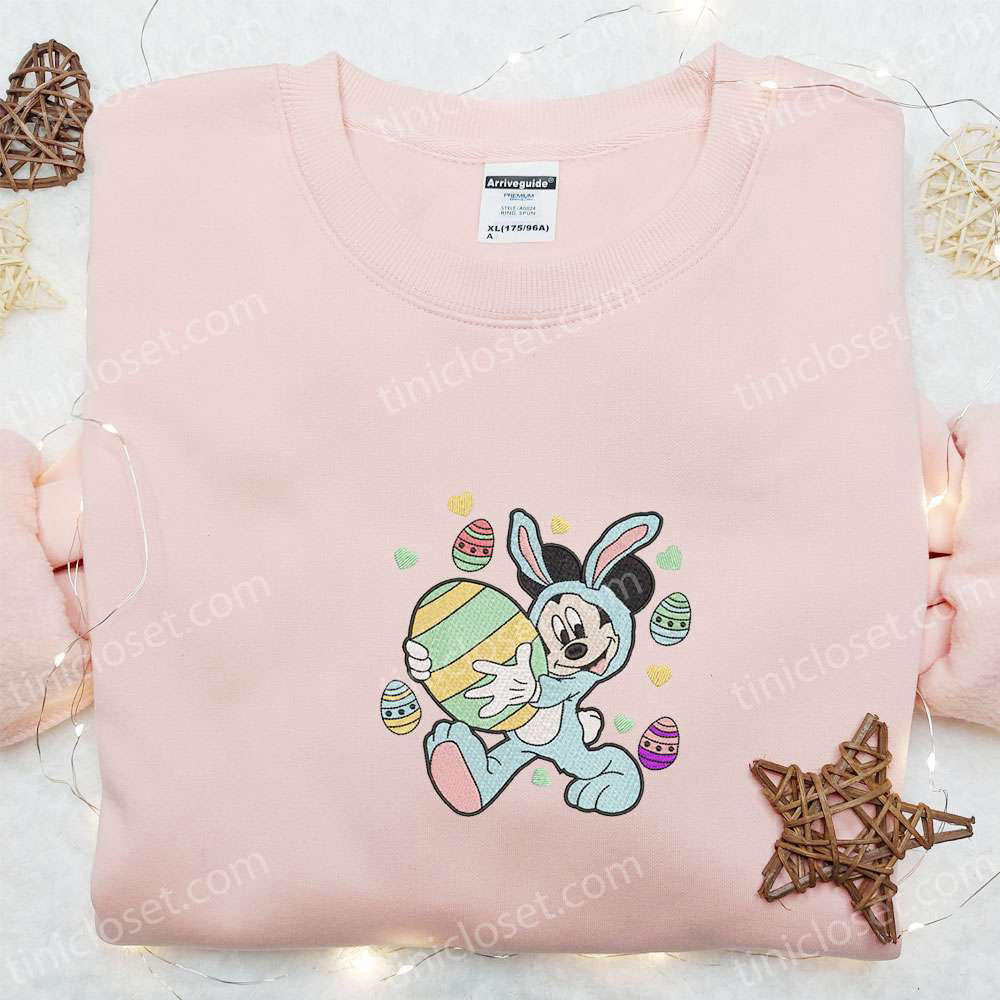 Disney Easter Embroidered Shirt & Hoodie: Unique Thanksgiving Gift Ideas