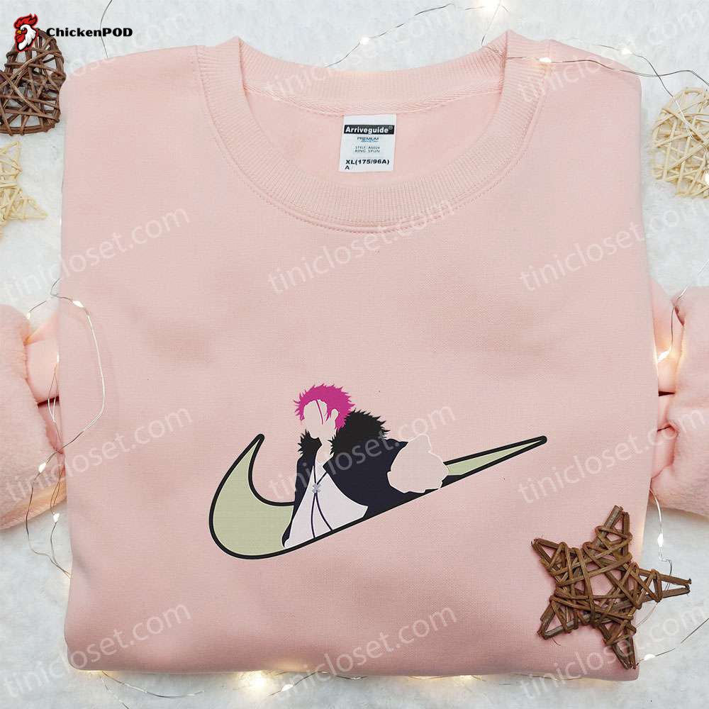 Monkey D Luffy x Swoosh Anime Sweatshirt: Nike Inspired Hoodie – Best Birthday Gifts for Family