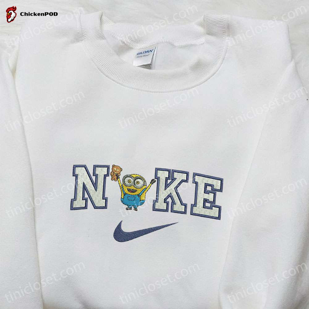 Mickey Mouse Candy Cane Xmas x Nike Embroidered Tshirt: Best Nike Inspired Christmas Gift Idea