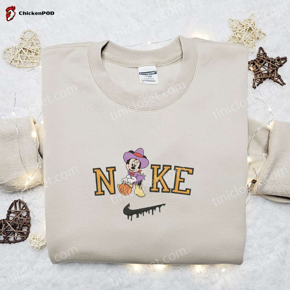 Hei Hei Chicken Christmas Light x Nike Embroidered Sweatshirt: Cartoon Merry Christmas Shirt Perfect Gift Idea