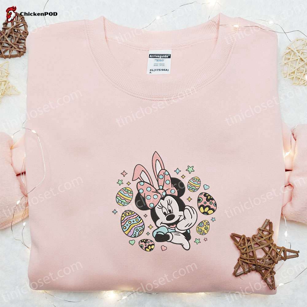 Minnie Easter Embroidered Shirt Thanksgiving Hoodie – Best Holiday Gift Ideas