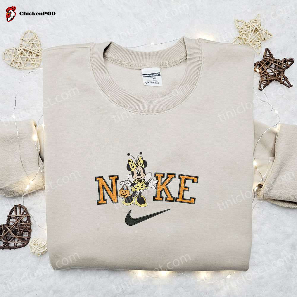 Minnie Mouse Bee Halloween x Nike Embroidered Sweatshirt: Best Walt Disney Characters Shirt for Halloween