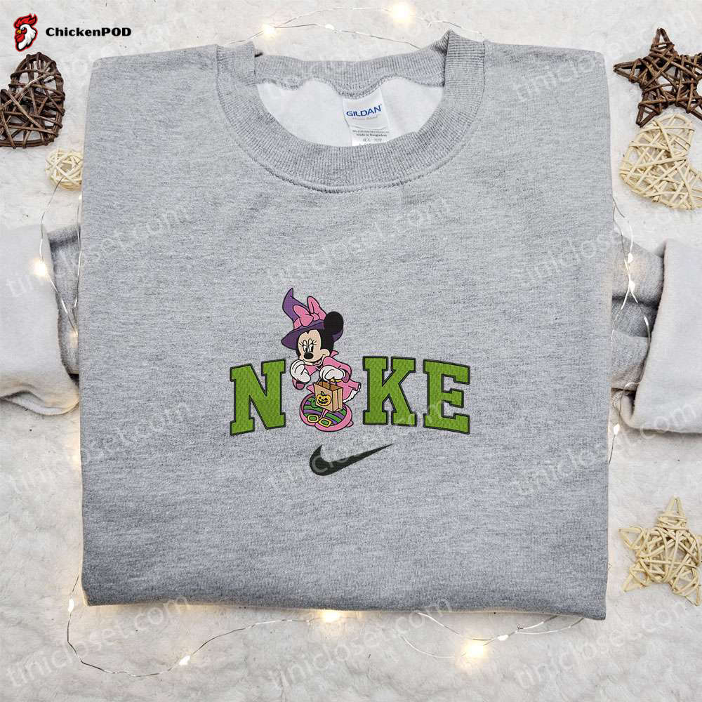 Minnie Mouse Bee Halloween x Nike Embroidered Sweatshirt: Best Walt Disney Characters Shirt for Halloween