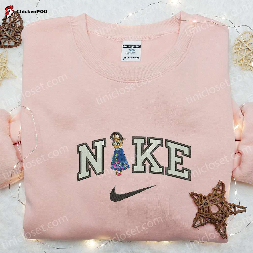 Exclusive Mirabel Madrigal x Nike Embroidered Shirt Disney Encanto Hoodie & Nike Inspired Sweatshirt