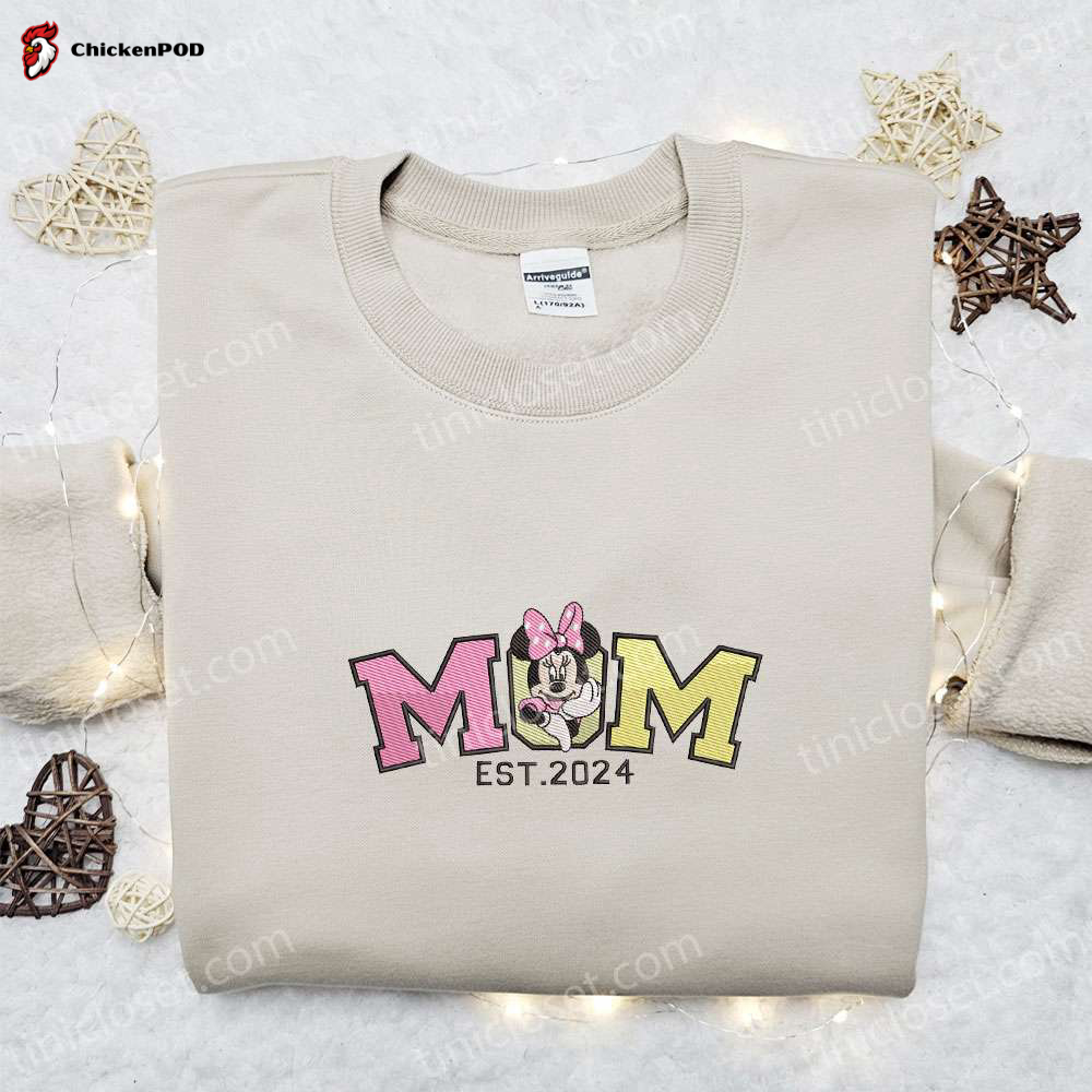 Mama Rainbow Cartoon Embroidered Shirt & Hoodie: Perfect Mother s Day Gift for Mommy