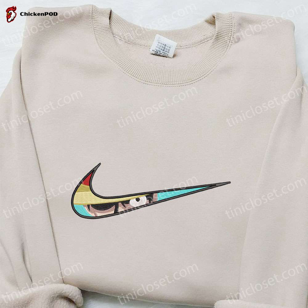 Mushroom x Swoosh Embroidered Shirt: Nike Inspired Best Gift Idea for Family