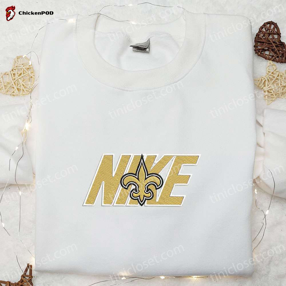 New Orleans Saints x Nike Embroidered Shirt & Hoodie: Best NFL Fandom Gift Ideas