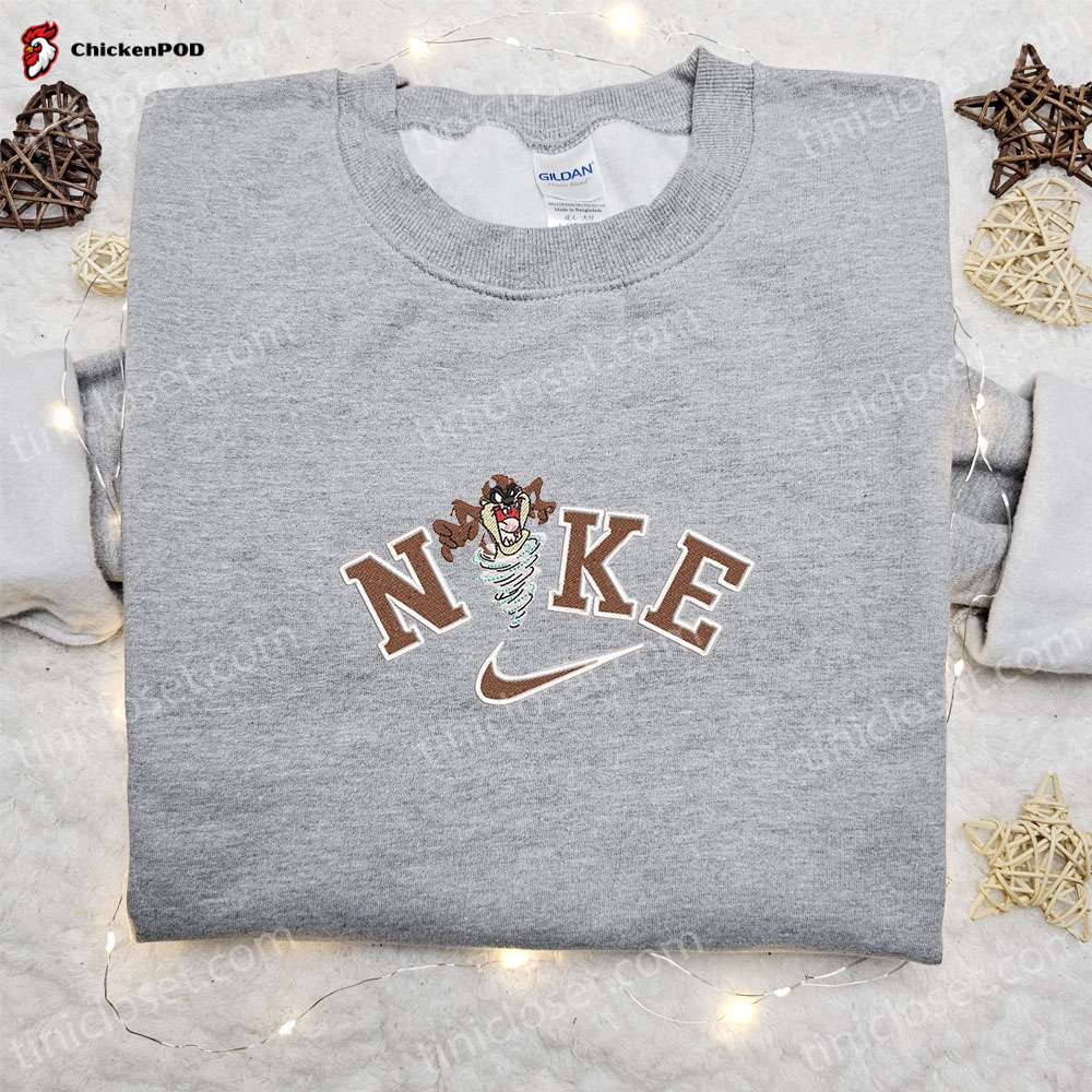 Nike Cartoon x Tinkerbell Embroidered Sweatshirt & Disney Characters Shirt: Perfect Family Gift Ideas