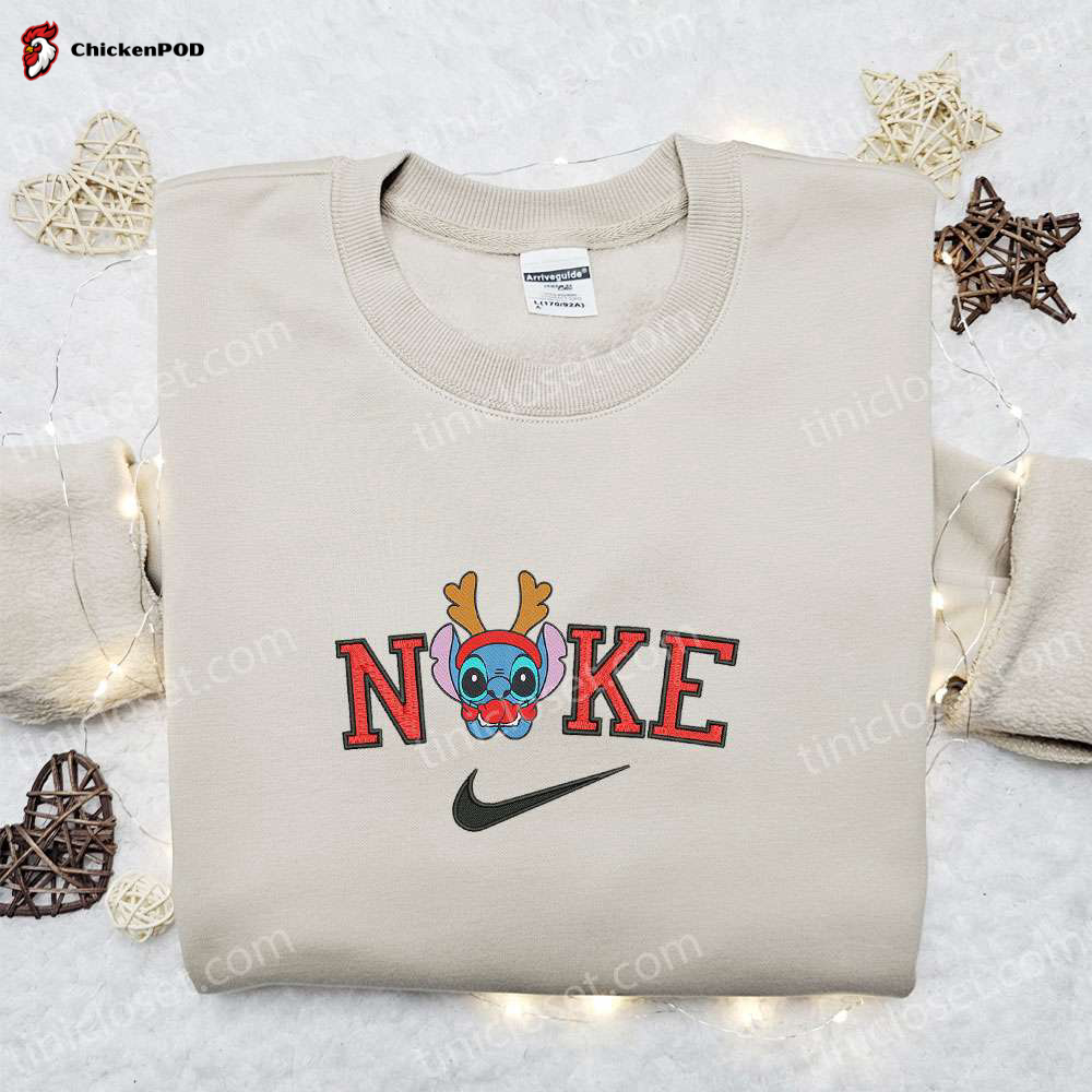 Nike Christmas x Daisy Duck Embroidered Sweatshirt Disney Christmas Shirt Best Gift Ideas