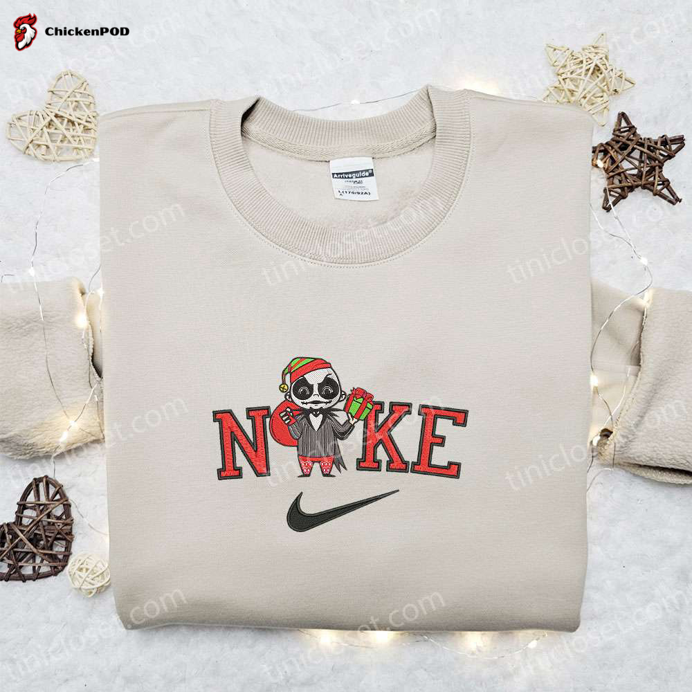 Shop Nike Christmas x Chibi Jack Santa Sweatshirt & Movie Embroidered Shirt – Best Christmas Gift Ideas