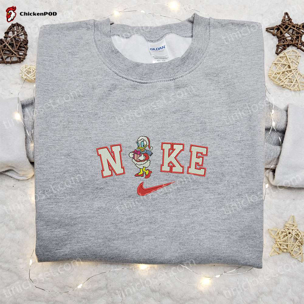 Nike Christmas x Chibi Donald Trump Embroidered Sweatshirt: Best Holiday Gift Idea!