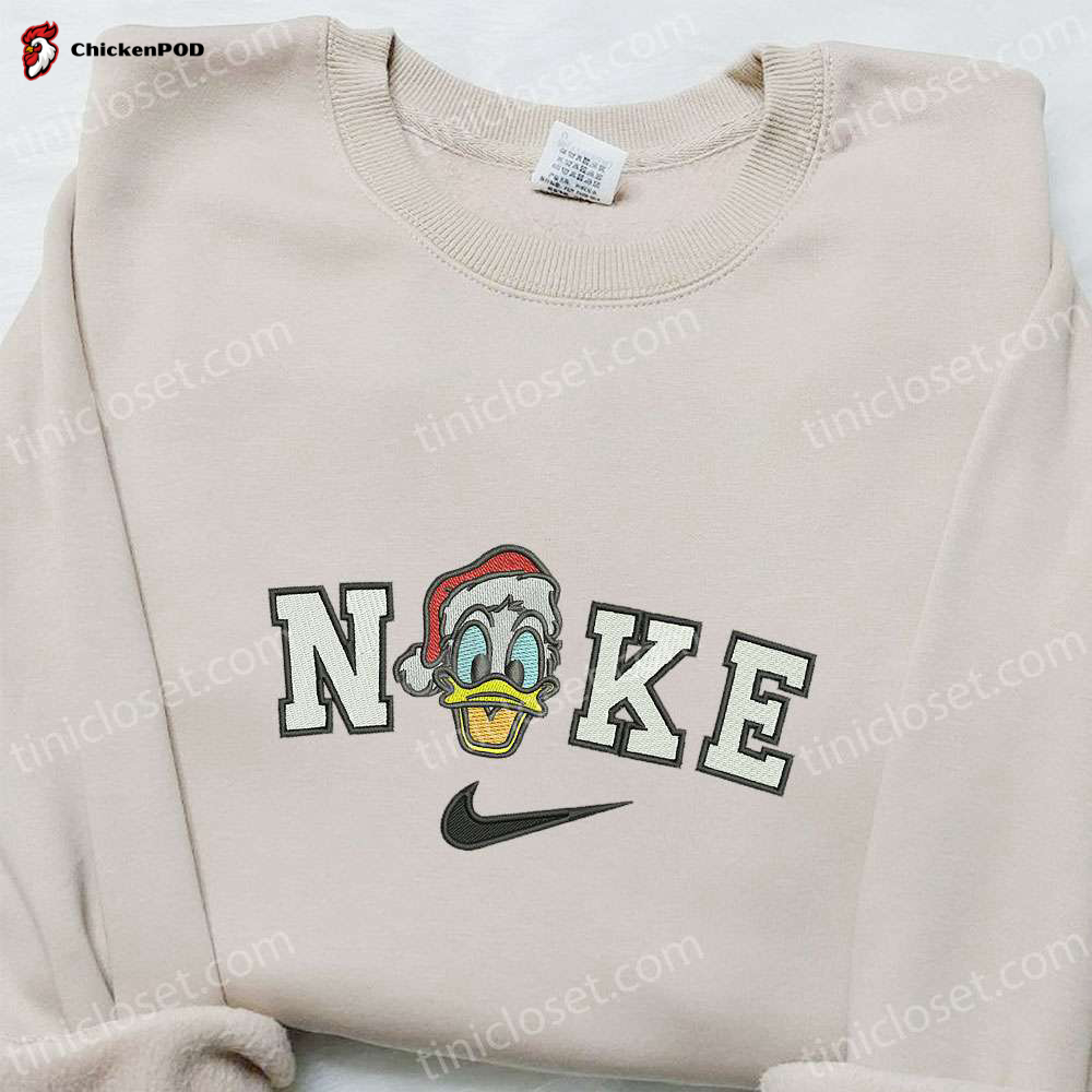 Nike Christmas x Donald Duck Embroidered Sweatshirt: Walt Disney Shirt Best Holiday Gift Ideas